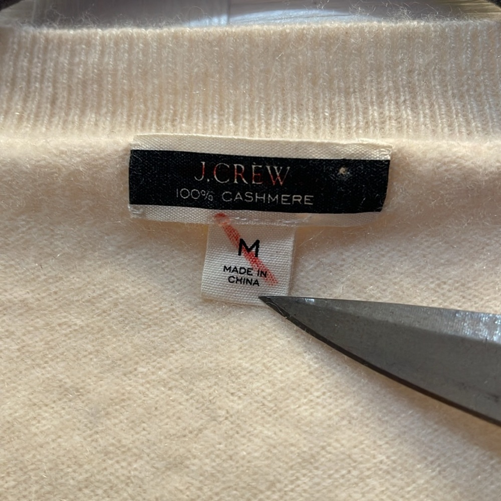 J Crew Striped Bow Cashmere Sweater🐇 - Picture 5 of 15